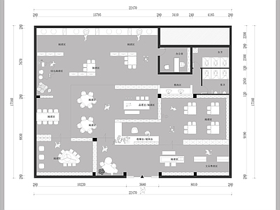 图书馆 书店书吧平面 图书馆书吧书咖 休闲书吧 学校休闲文化室 阅读室室内设计