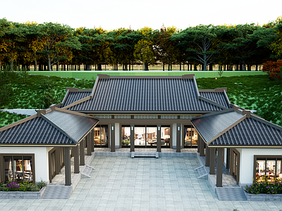 新中式四合院