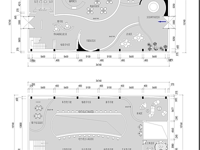 图书馆 图书馆书吧书咖 书店休闲书吧 学校休闲文化室 阅读室室内设计