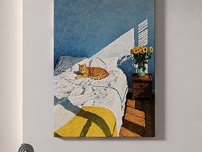 复古卧室挂画 现代简约复古挂画