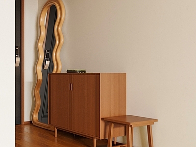 中古风玄关柜