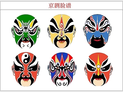 其他图库 京剧脸谱