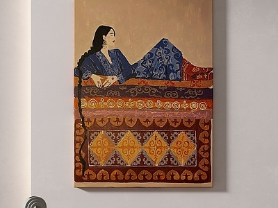 波西米亚儿童挂画 现代简约抽象挂画