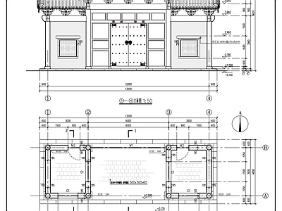 其他古建筑 山门 古建山门 古建大门 古建庙门