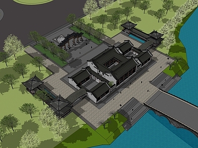 中式古建古建筑