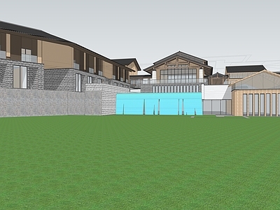 新中式民宿建筑