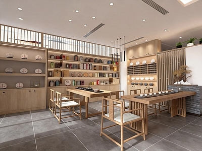 新中式茶馆 茶叶店