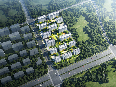 保障性住房 安置房全套图纸 住宅施工图效果图 小区总图 住宅 小区