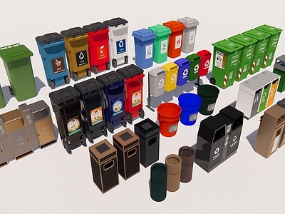 现代其他公用器材 垃圾箱垃圾桶 垃圾桶垃圾箱 垃圾分类垃圾回收 垃圾桶垃圾站 分类垃圾箱垃圾