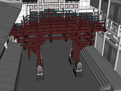 中式古建古建筑