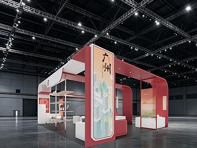 新中式文创展台