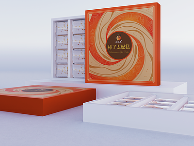现代食物饮料 精细建模 精细食品 塑料冲压包装 文创食品包装 网红特产包装