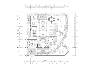 别墅建筑 新中式别墅 四层别墅平面图 别墅平面图 别墅平面