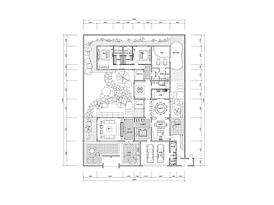 别墅建筑 现代别墅 三层别墅 中式别墅 自建房 别墅平面图