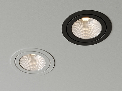 极简筒灯射灯组合 现代极简筒灯射灯 磁吸轨道射灯 明装转向射灯 内嵌入式射灯 栅格灯