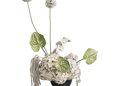 侘寂花艺 花瓶 花艺摆件