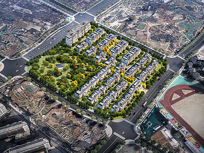 别墅建筑 叠墅 多层住宅 住宅小区全套图纸 小区 小区总图