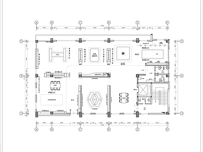 企业展厅 运动品牌展厅 现代 施工图图纸 550㎡
