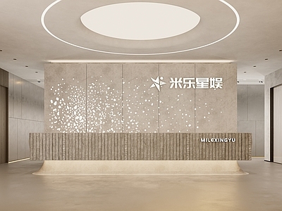 现代简约办公大厅 直播室 工作室