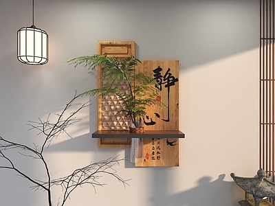禅意艺术装置 中式美学挂画 中式禅意装饰画 中式挂画