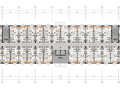 单身公寓 35平公寓平面图 小平方公寓 大床房 标间 干湿分离卫生间