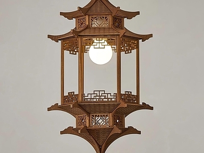中式灯笼 中式吊灯 亭子吊灯 古建吊灯