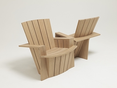 原木风休闲椅 Delcourt DAK Armchair 休闲单椅