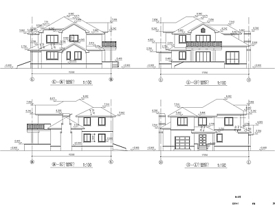 别墅建筑 别墅建筑图纸