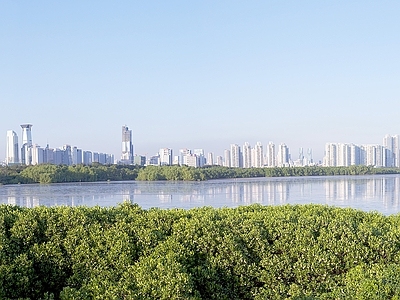 现代城市背景