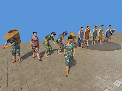 中式多人
