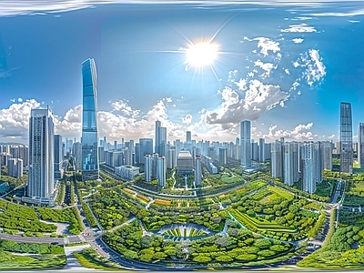 现代城市HDR
