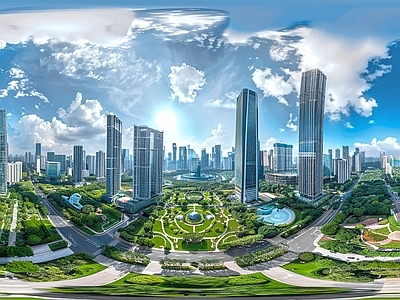 现代城市HDR