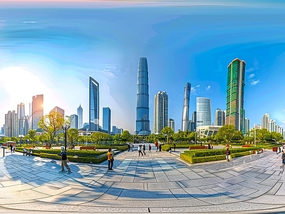 现代城市HDR