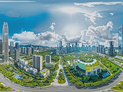 现代城市HDR