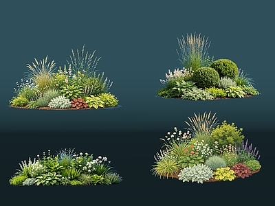 2D现代花境