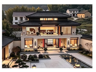 别墅建筑 二层宋氏别墅方案