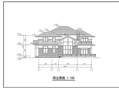 别墅建筑 别墅施工图