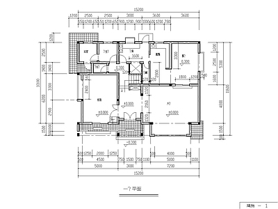 别墅建筑 别墅施工图