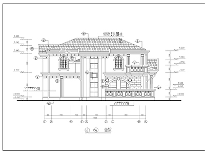 别墅建筑 别墅施工图