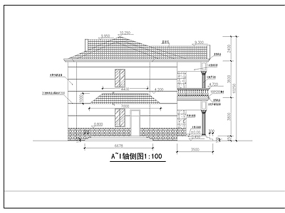 别墅建筑 别墅施工图