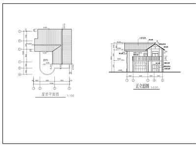 别墅建筑 别墅施工图