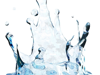 水幕帘 水花 水滴