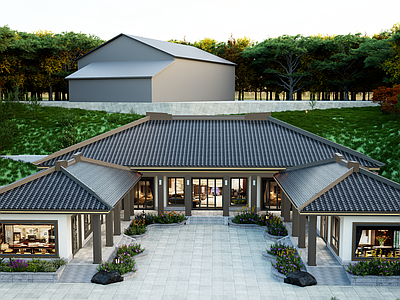 新中式四合院