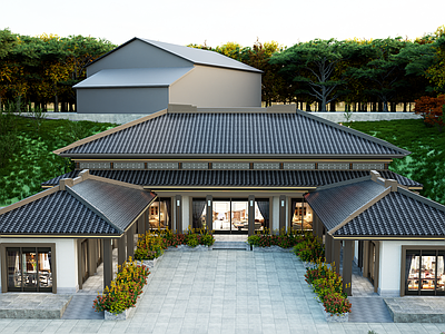 新中式四合院