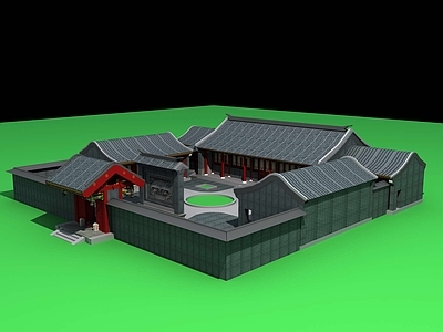 四合院 四合院施工图