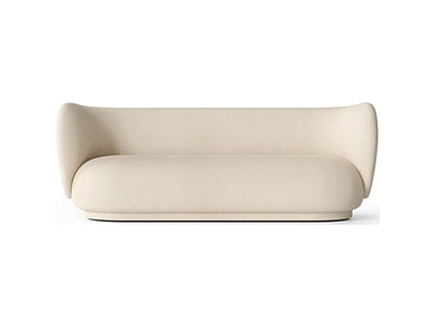 奶油风多人沙发 Rico Lounger Sofa 多人沙发 一字型沙发