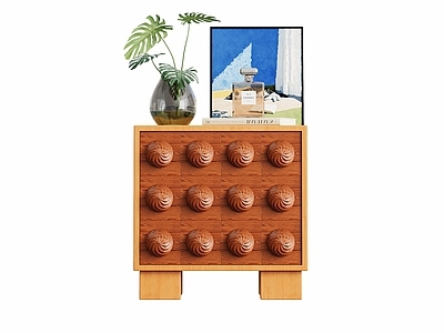 中古风床头柜 边柜