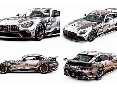 汽车展台 奔驰AMG 梅赛德斯AMG GT4