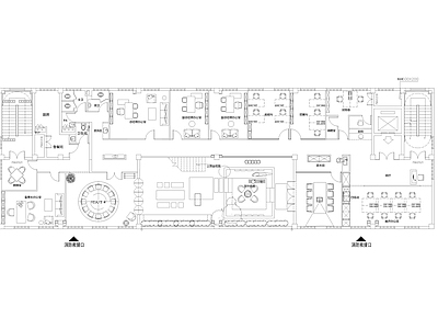 整体办公空间 办公会所 现代风格
