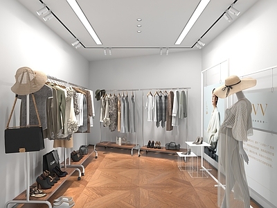 现代简约服装店